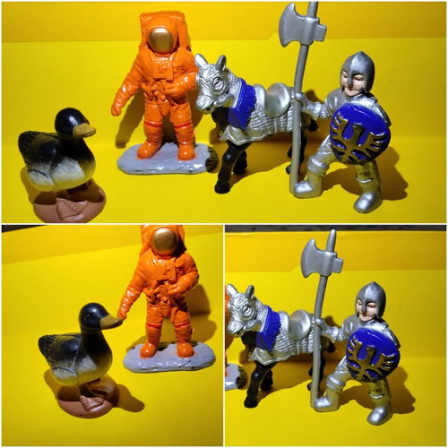 Safari Ltd figures set, 4 pieces, like new