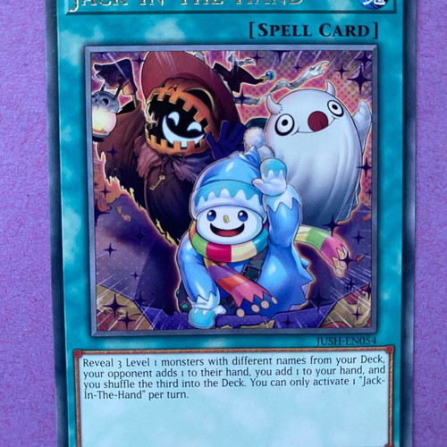 Jack-In-The-Hand 1st Edition card near mint