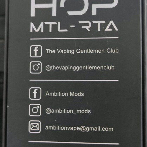 BI2HOP MTL RTA Full Black σαν καινούργιο