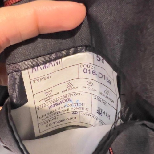 Giorgio Armani gray jacket size 58 / XL like new