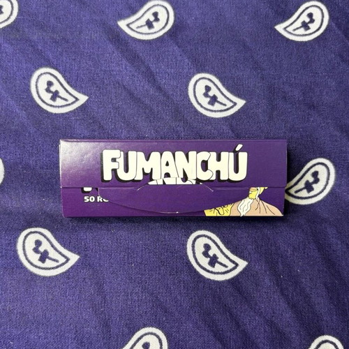 Fumanchu Purple 1 1/4 Rolling Papers and Tips Pack new
