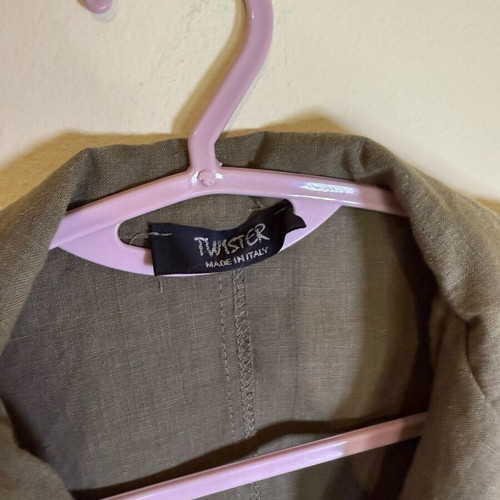 Zara linen shirt brown size M like new