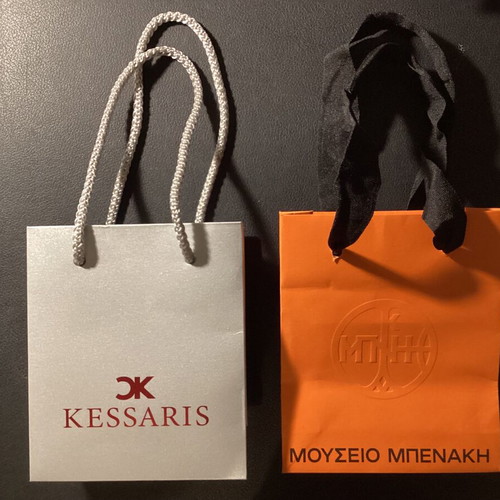 Luxury shopping bags like new, Kessaris and Benaki Museum