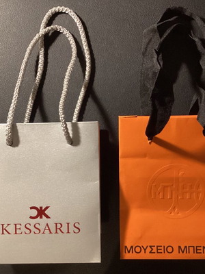Luxury shopping bags like new, Kessaris and Benaki Museum