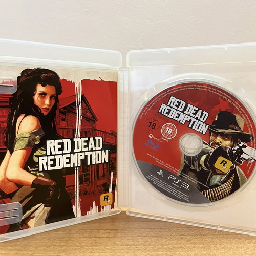 Red Dead Redemption PS3 game used with booklet and map