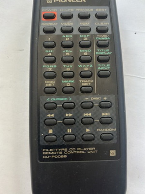 Pioneer original remote control CU-PD089 for CD players