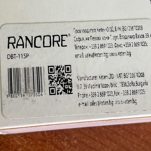 DBT-115P Activity Tracker Black smart band RANCORE new