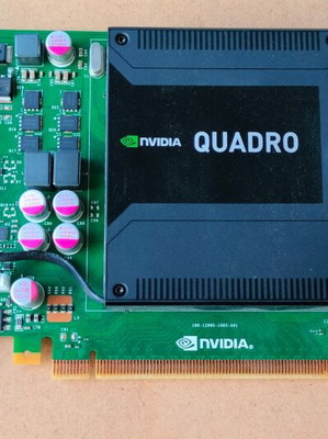 HP NVIDIA Quadro K2000 graphics card used, 2GB GDDR5