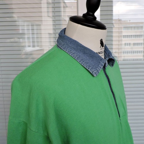 Gant Mens Green Cotton Long Sleeve Jumper like new, size XXL-3XL