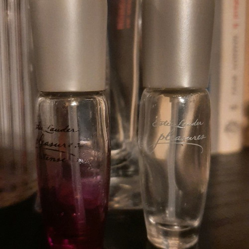 Perfume miniatures used, 5 empty and Lucia perfume gift
