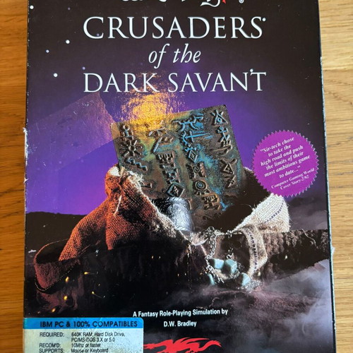 Wizardry Crusaders of the Dark Savant PC Big Box used