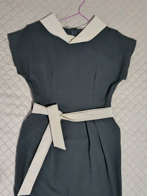 Dress black with beige like new, size M