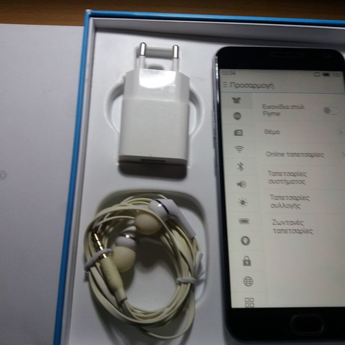 Meizu M2 Note Black μεταχειρισμένο, με κουτί και αξεσουάρ