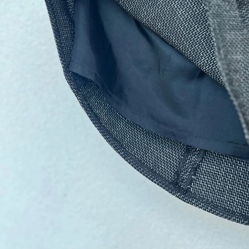 Anthracite autumn winter skirt with lining