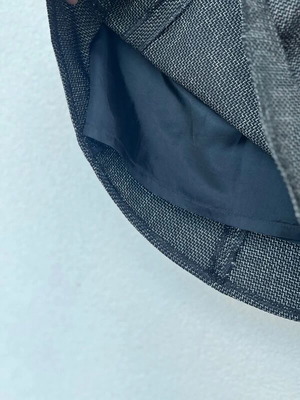 Anthracite autumn winter skirt with lining