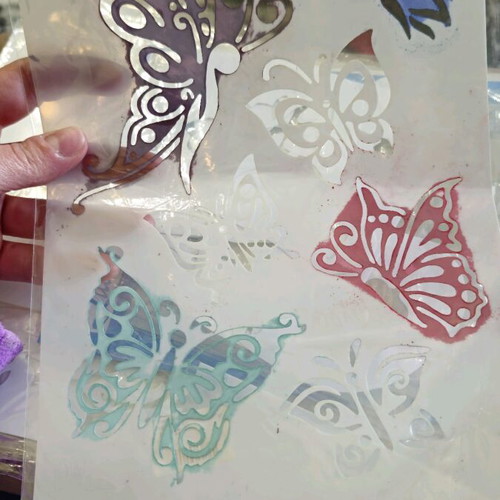 Stencil pack of 34 pieces like new, various designs