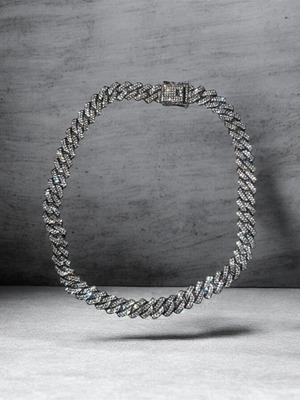 Iced Out Cuban Chain in like new condition