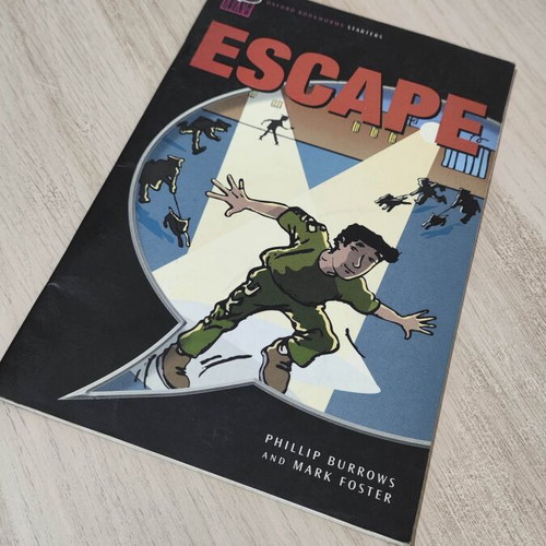 Escape book used, English graded reader by Phillip Burrows and Mark Foster
