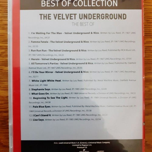The Best of The Velvet Underground CD rock music