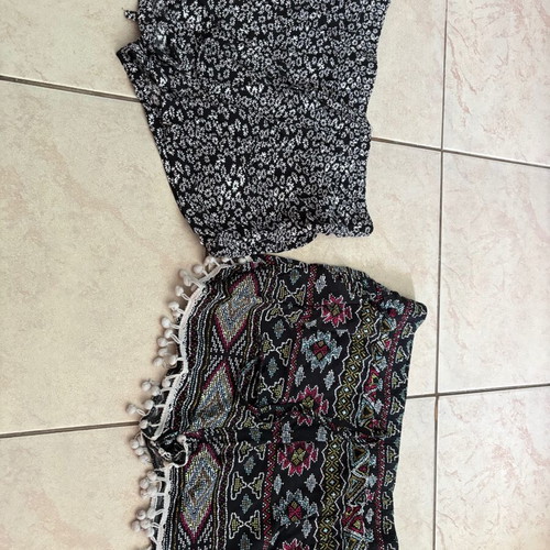 Set of 2 women's summer shorts S/M, multicolor, Lisainmagine and One Love by L&S