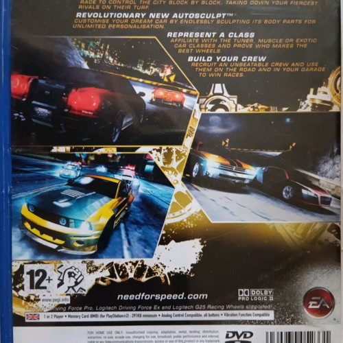 Need for Speed: Carbon PlayStation 2 used with manual