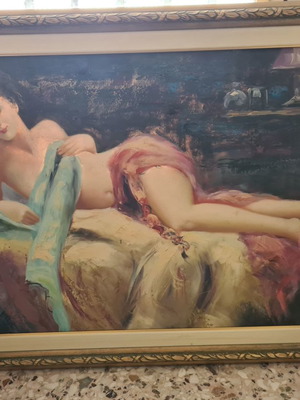 Πίνακας ζωγραφικής μεταχειρισμένος 100×73