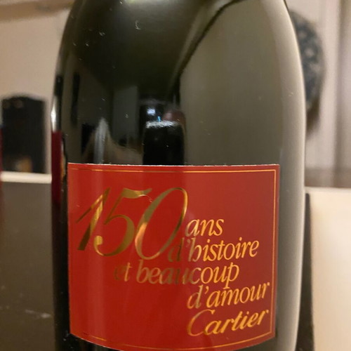 Cartier Champagne Brut sealed, like new, collectible 700 ml 1997