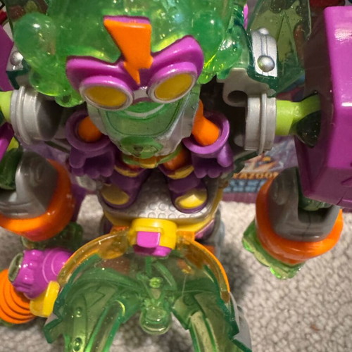 SuperZings set used with Kazoom Kids robot and figures