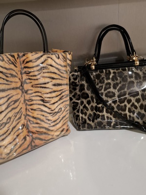 Animal Print Leopard Handbag new with tiger print shoulder bag gift