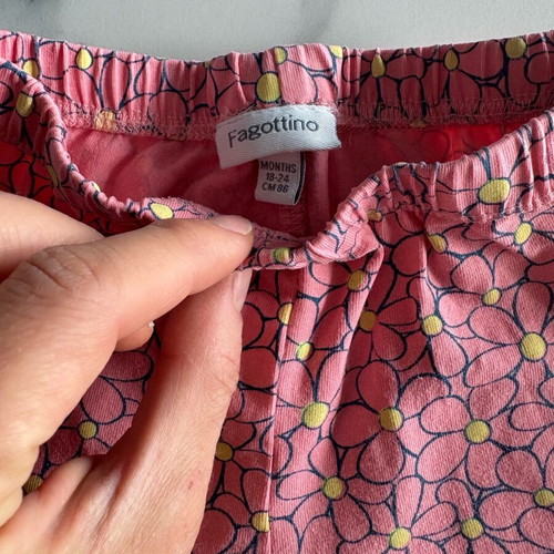 Fagottino baby leggings used 18-24 months 86 cm daisies