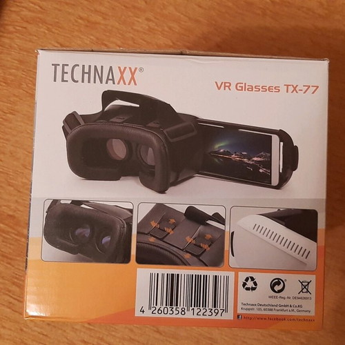 Technaxx TX-77 Virtual Reality Glasses new
