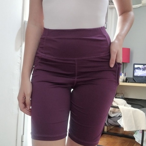 Shein purple cycling shorts like new, size S