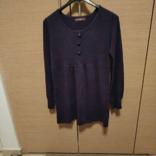 Sweet age long pullover used, purple, size S/M