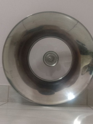 Καπάκι για τηγάνι και κατσαρόλα μεταλλικό με τζάμι διάμετρος 34,5 εκ.