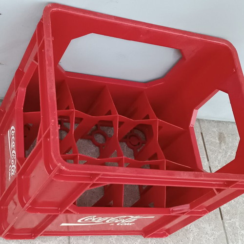 Coca Cola plastic crate vintage used