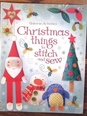 Christmas Things to Stitch and Sew book like new, English