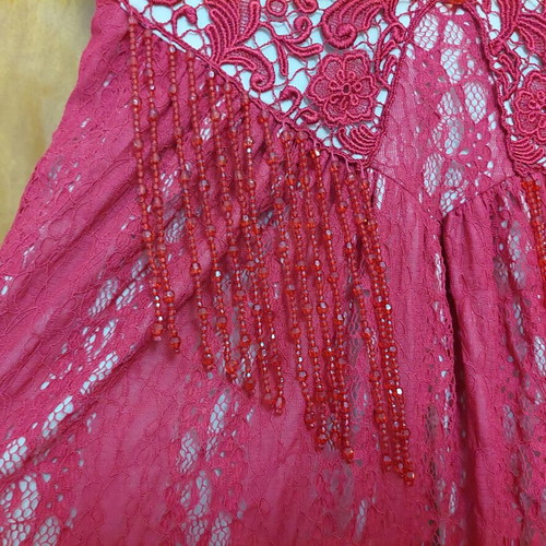 Laurie & Joe lace embroidered evening dress like new, size L