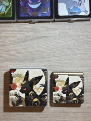 Pokémon Umbreon Custom Game Boy Advance SP with Case