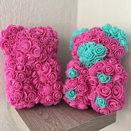 Handmade teddy bears set of two, new