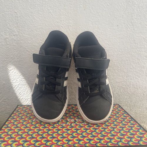 Adidas athletic shoes size 30 used, black