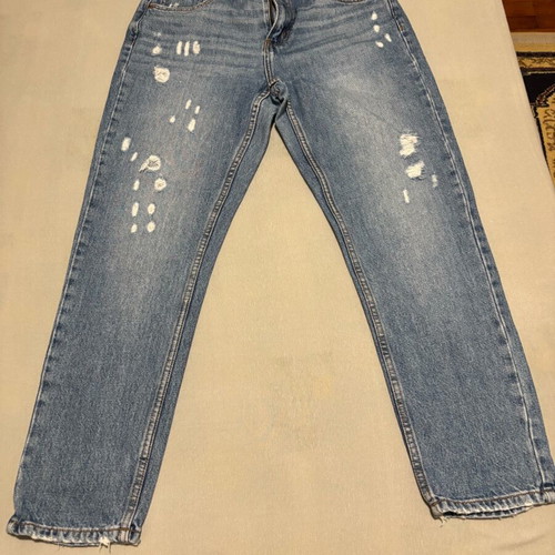 Tally Weijl mom fit jeans size 38 like new with rips blue