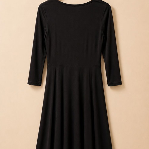 Classic Black Skater Dress Celestino like new, minimal design