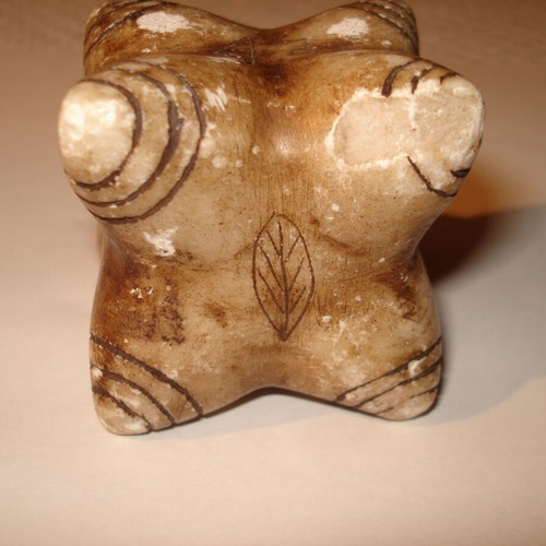 Chumpi carved natural stone from Peru used for important ceremonies