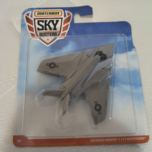 Matchbox Sky Busters Lockheed Martin F-117 Nighthawk light gray new sealed