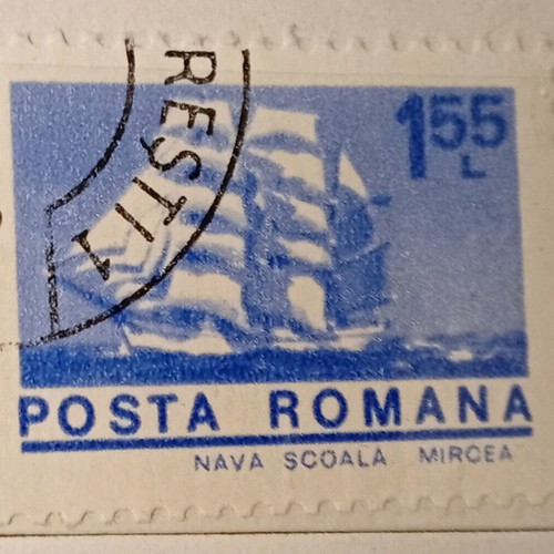 Romania stamps used, pack of 7