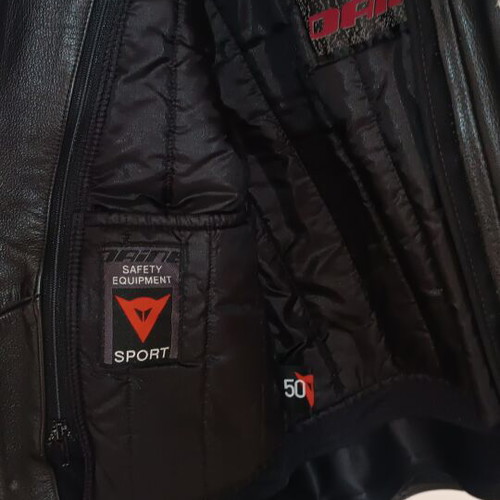 Dainese motorcycle jacket used, size 50