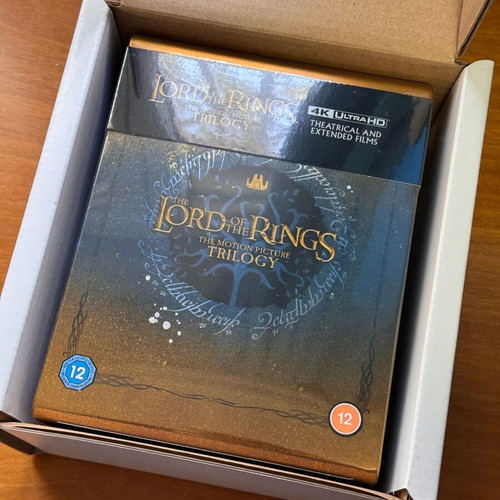 Lord of the Rings Trilogy 4K Steelbook new with Greek subtitles
