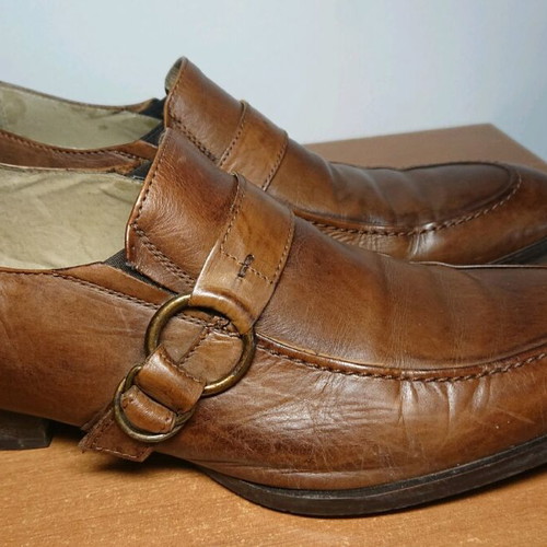 Zara men's shoes used, brown, size 44, loafers
