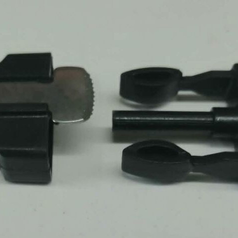 Survival Buckle 20mm multifunctional plastic with whistle and ferro rod