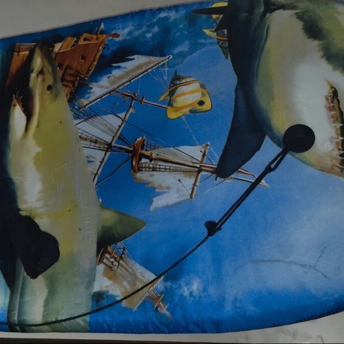 Bodyboard Big Lizard with Shark and Pirate Ship Design 104cm like new